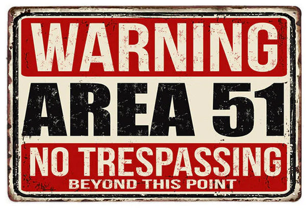 Area 51 – Photography is Prohibited | Tin – Metal vintage decorative retro plate